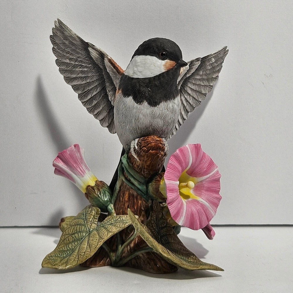 Lenox Garden Bird Chestnut-backed Chickadee Porcelain Figurine 1998 New In Box